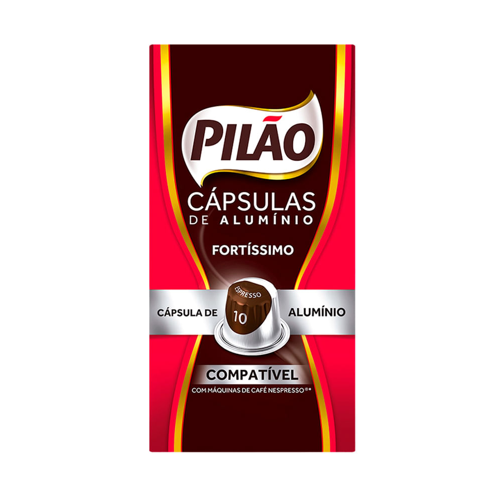 Café Fortíssimo Pilão 10 Cápsulas