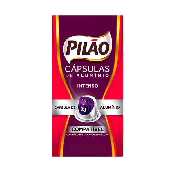 Café Intenso Pilão 10 Cápsulas
