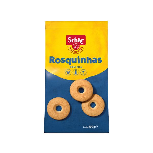 Biscoitos Schar Sem Glúten Hoops 200g