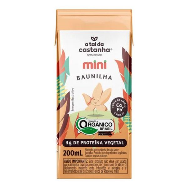Bebida Mini de Baunilha A Tal da Castanha 200ml