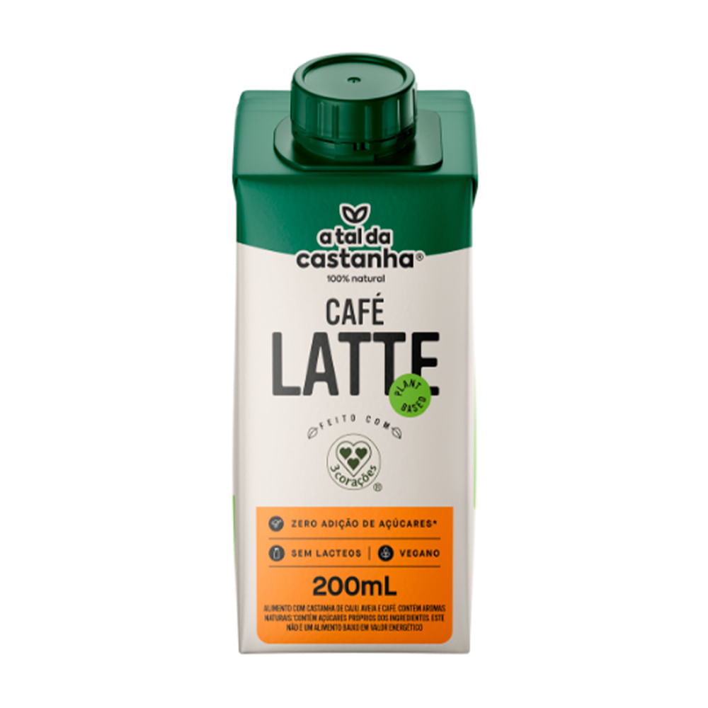 Café Latte Plant Based A Tal da Castanha