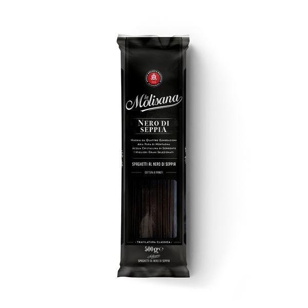 Macarrão Spaghetti Nero Di Sepia La Molisana 500g