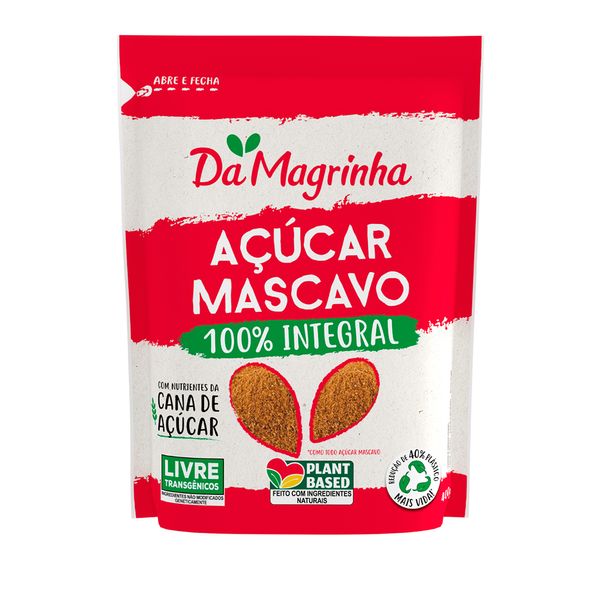Açúcar Mascavo Integral Da Magrinha 400g