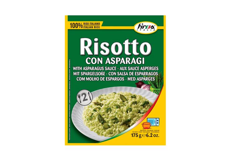 Risotto Com Aspargos Firma Itália 175g Casa Santa Luzia