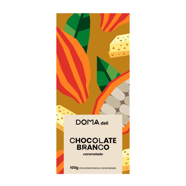 Chocolate Branco Caramelado Doma Deli 100g
