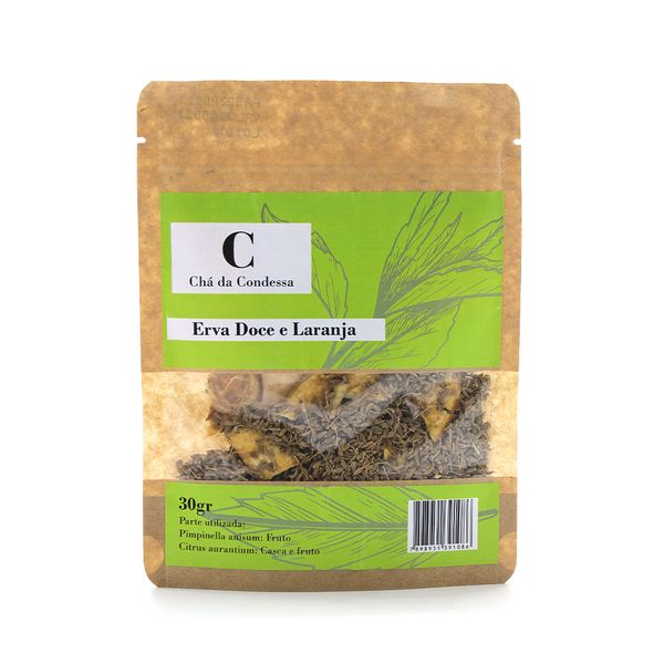 Chá de Erva Doce e Laranja Condessa 30g