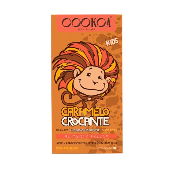 Chocolate Caramelo Crocante Cookoa 80g