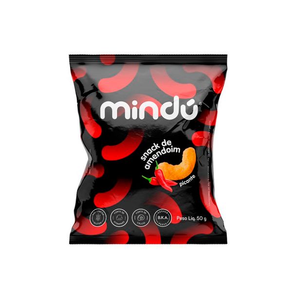 Snack de Amendoim Picante Mindú 50g