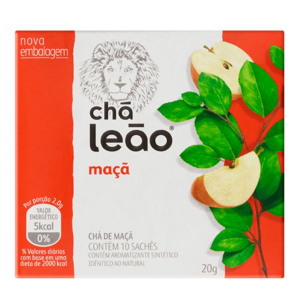 Chá de Maçã Leão 20g