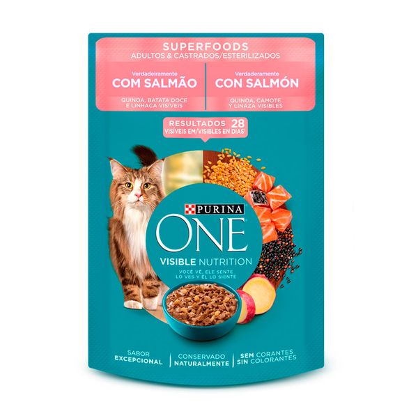 Sachê Superfoods Gatos Adultos e Filhotes Purina 85g
