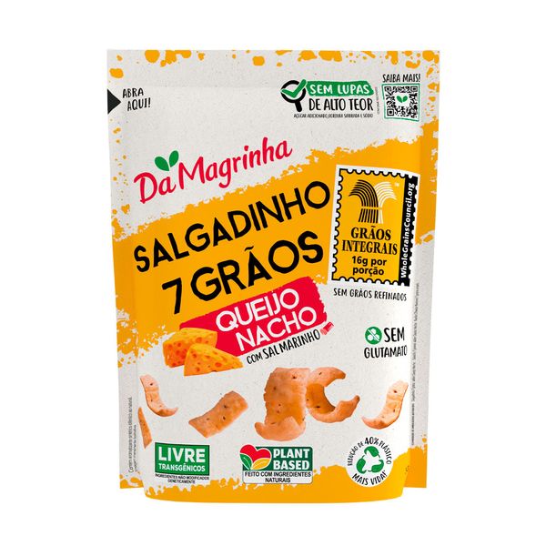 Salgadinho Integral Queijo Nacho Da Magrinha 30g