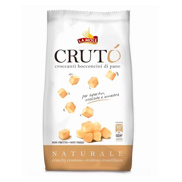 Croutons de Pão Torrado em Cubos La Mole 100g