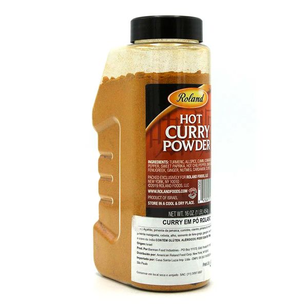 Hot Curry em Pó Roland 454g
