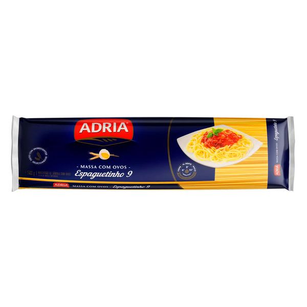 Macarrão Espaguetinho N°9 Adria 500g
