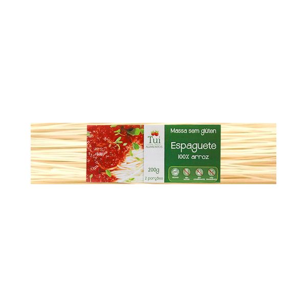 Macarrão Espaguete de Arroz Tui Alimentos 200g