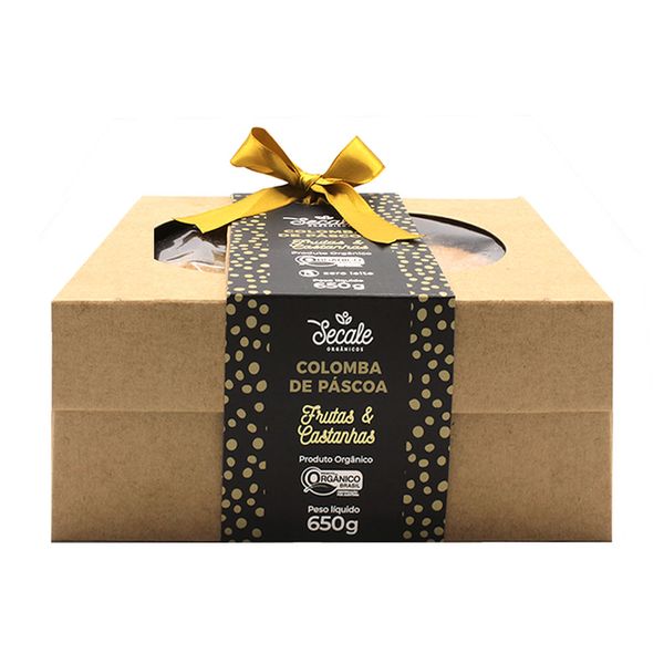 Colomba de Páscoa de Frutas e Castanhas Secale 650g