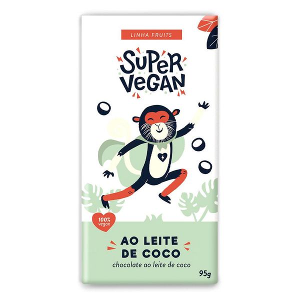 Chocolate ao Leite de Coco Super Vegan 95g
