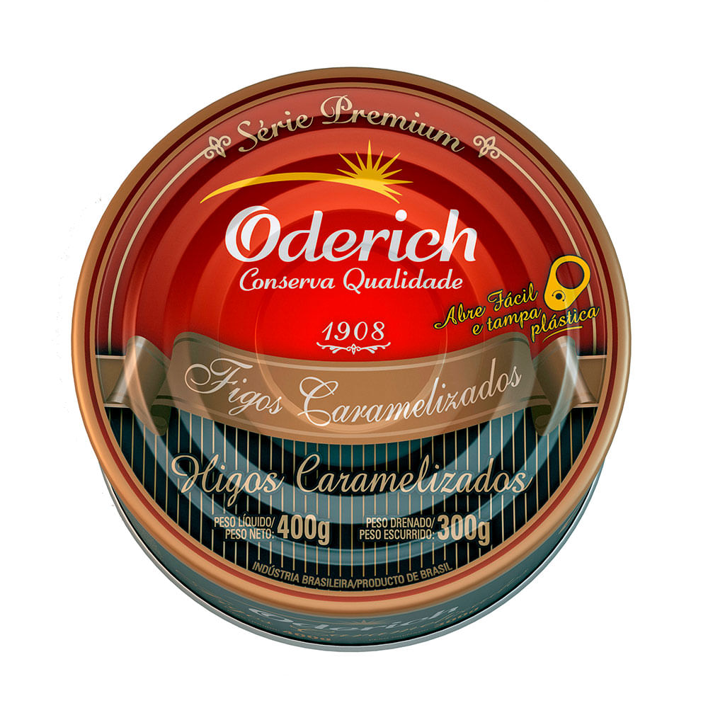 Figos Caramelizados Oderich 400g