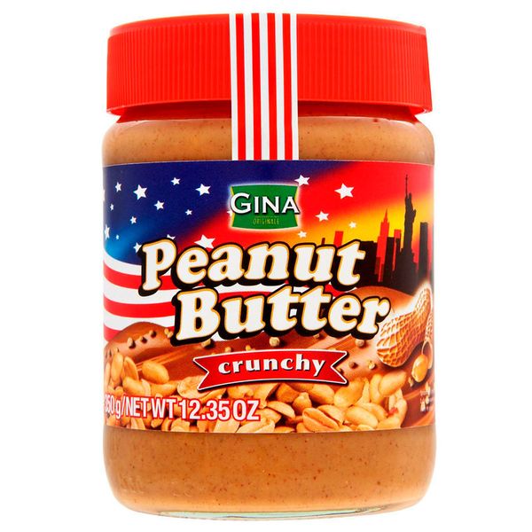 Pasta de Amendoim Crunchy Gina 350g