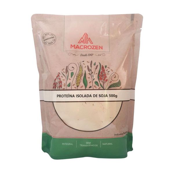 Proteína Isolada de Soja 90% Macrozen 500g