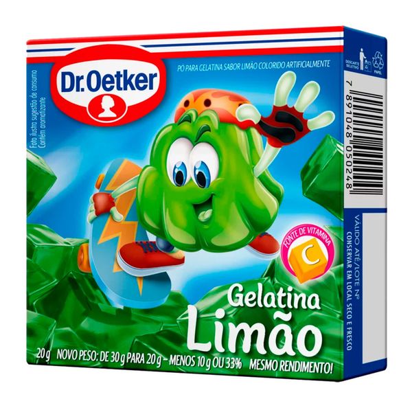 Gelatina de Limão Dr. Oetker 20g
