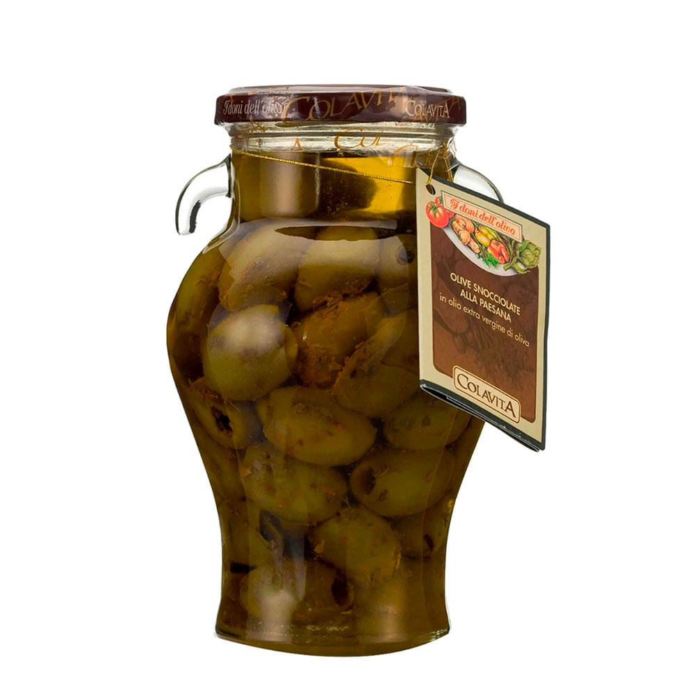 Azeitona Verde Sem Caroço Paesana Colavita 500g