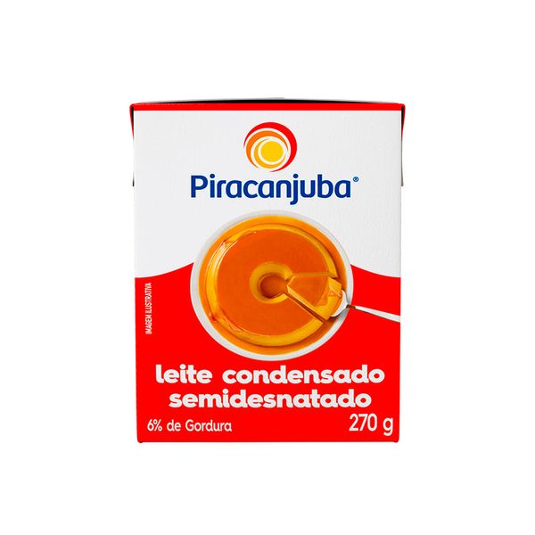 Leite Condensado Semidesnatado Piracanjuba 270g