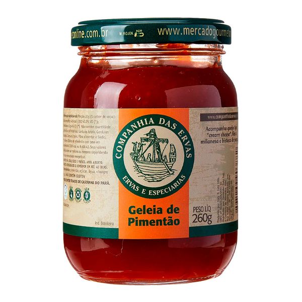 Geleia de Pimentão Companhia das Ervas 260g