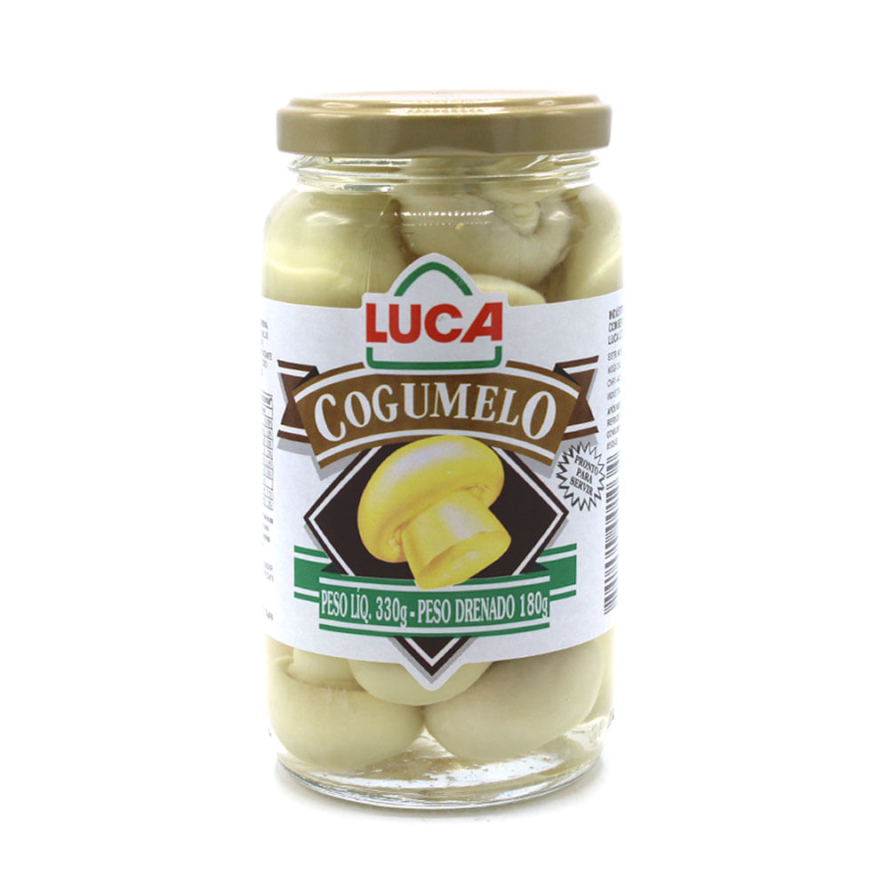 Cogumelo Inteiro em Conserva Luca 330g