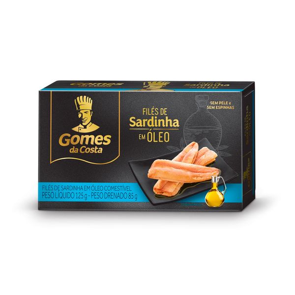 Filés de Sardinha em Óleo Gomes da Costa 125g