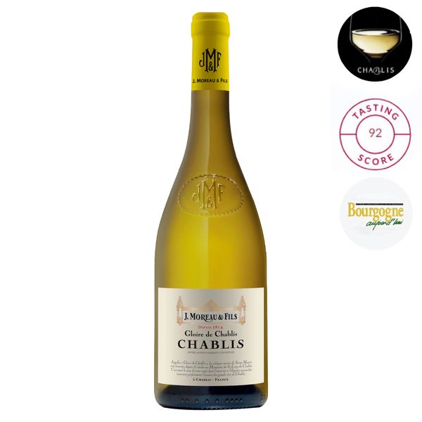 Vinho Branco Seco J. Moreau & Fils Chablis - 750ml