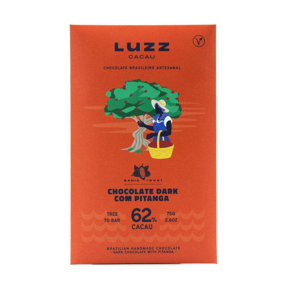 Chocolate Dark com Pitanga Luzz Cacau 75g
