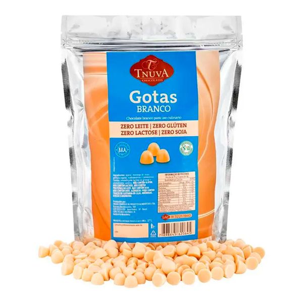 Gotas de Chocolate Branco Tnuva 500g