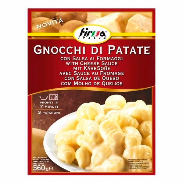 Gnocchi com Molho de Queijo Firma Itália 560g