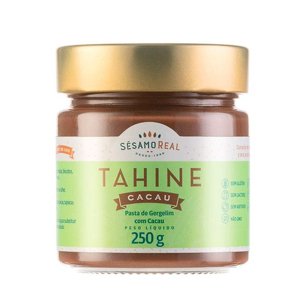 Tahine Com Cacau Sésamo Real 220g