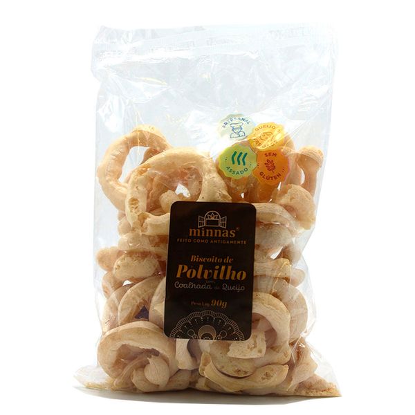 Biscoito de Polvilho com Coalhada de Queijo Minnas - 90g