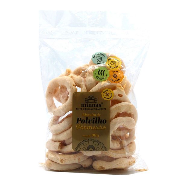 Biscoito Polvilho Parmesão Minnas 90g