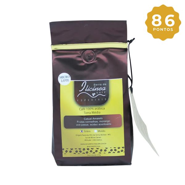 Café Catuaí Amarelo em Grãos Serra Ilicínea 250g