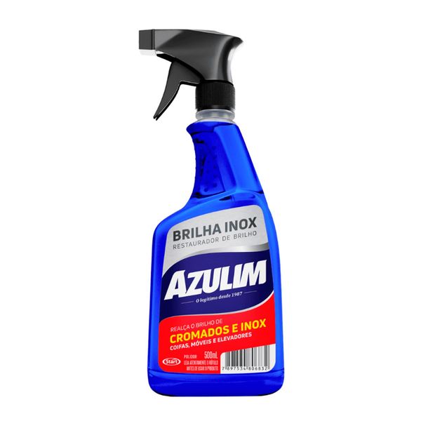 Brilha Inox Spray Azulim 500ml