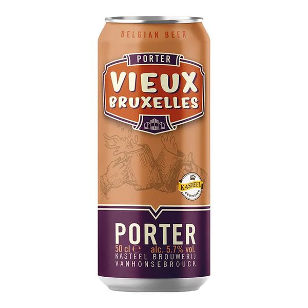 Cerveja Porter Viuex Bruxelles Kasteel 500ml
