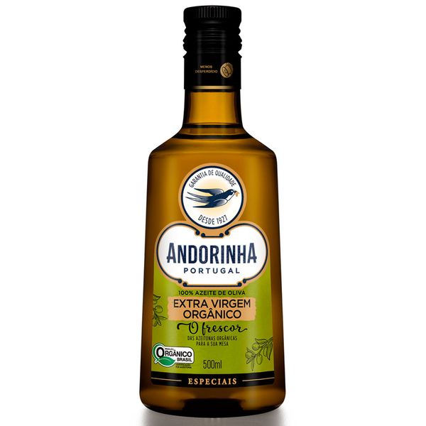 Azeite de Oliva Extra Virgem Orgãnico Andorinha Portugal 500ml