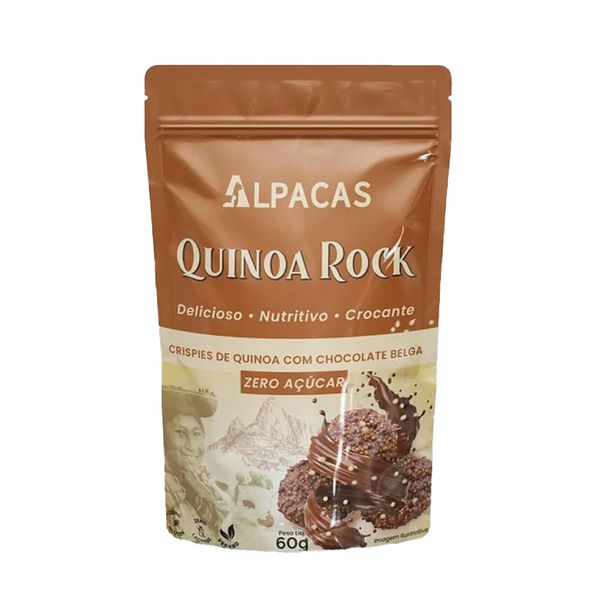 Crispes de Quinoa Com Chocolate Alpacas 60g