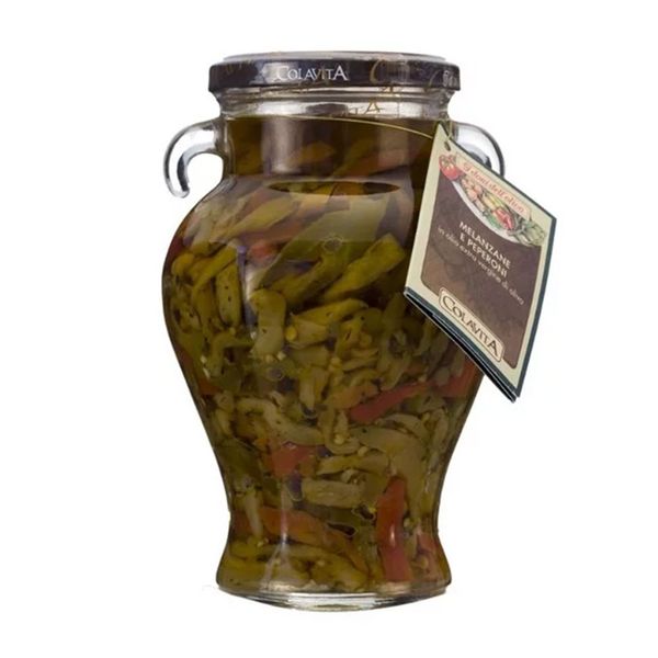 Berinjelas Com Pimentão em Azeite Colavita 500g