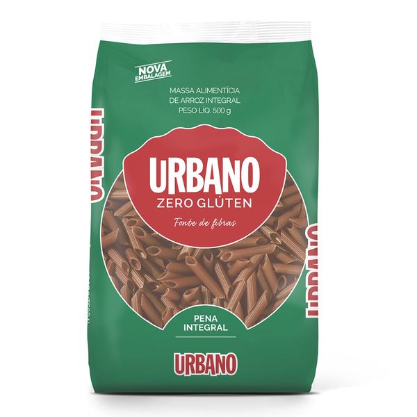 Macarrão de Arroz Integral Penne Urbano 500g