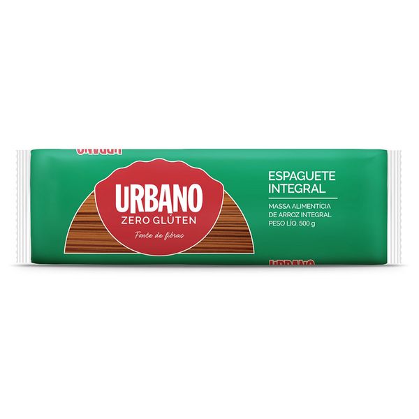 Macarrão de Arroz Integral Espaguete Sem Glúten Urbano 500g