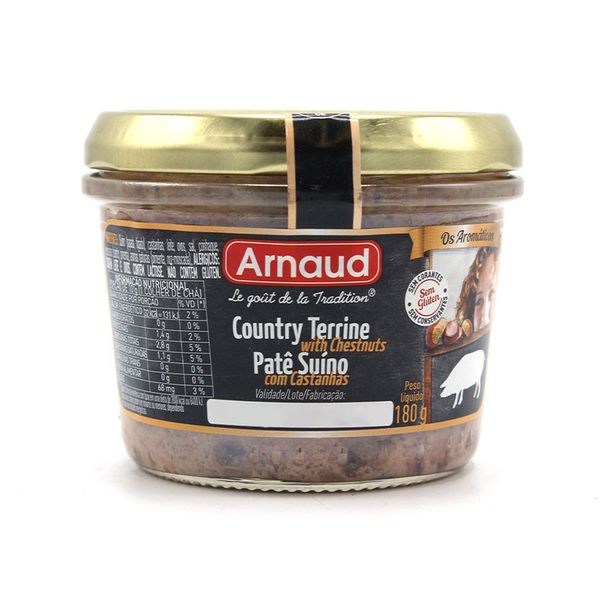 Patê Suíno com Castanhas Arnaud 180g