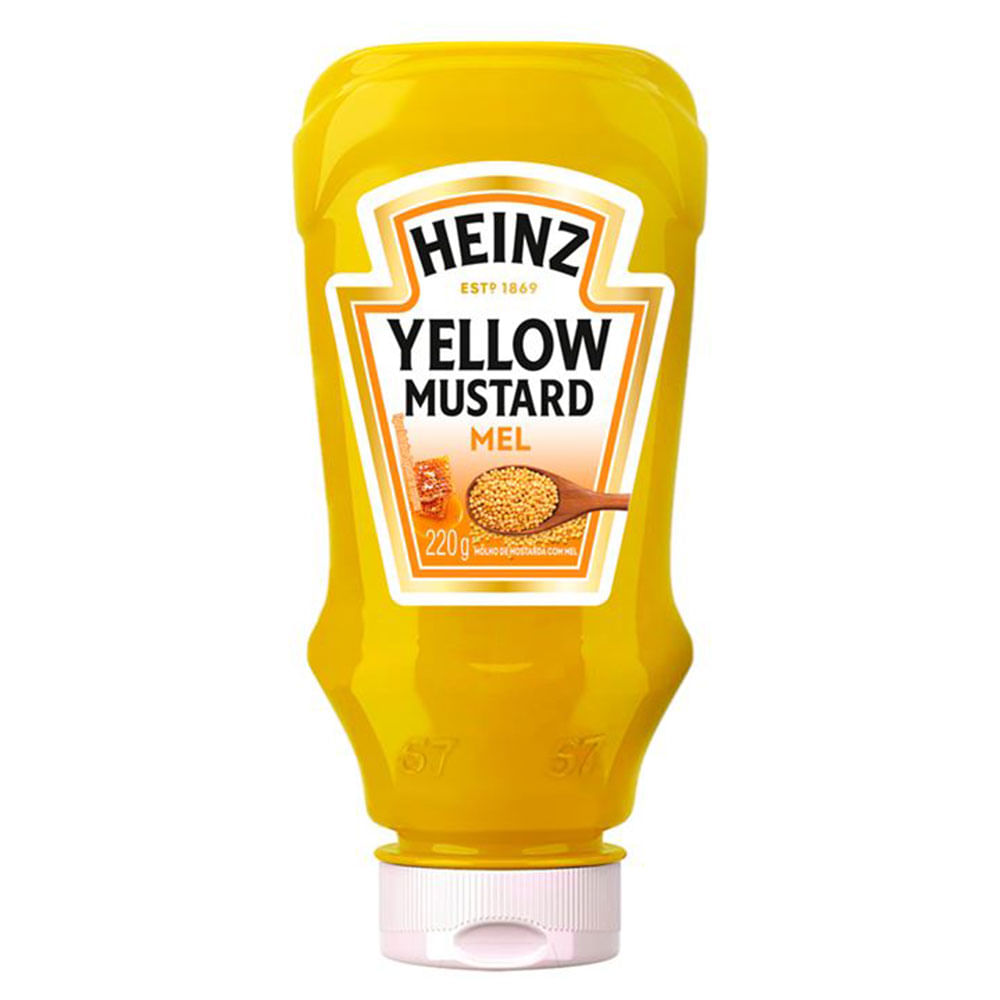 Molho Mostarda Amarela Com Mel Heinz 220g
