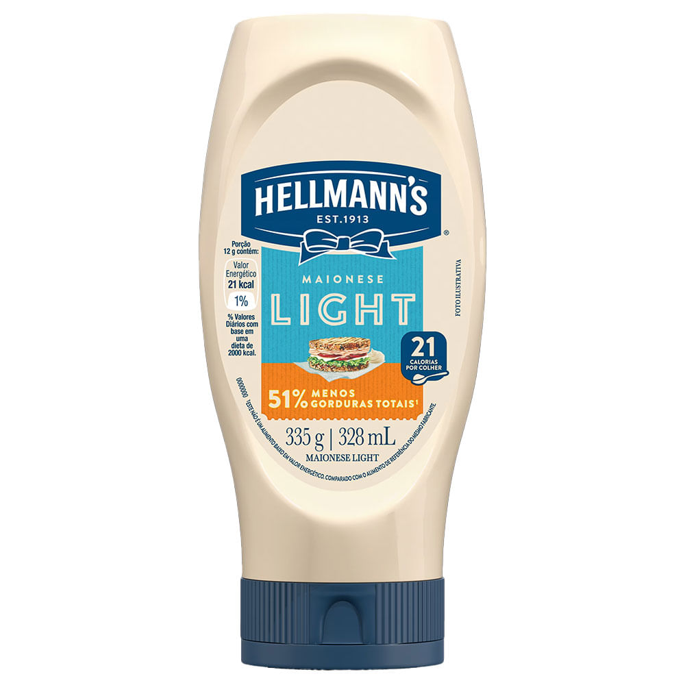 Maionese Light Hellmann's 335g