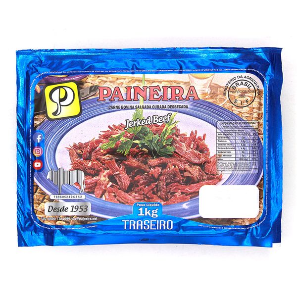 Carne Bovina Salgada Curada Dessecada Paineira 1KG