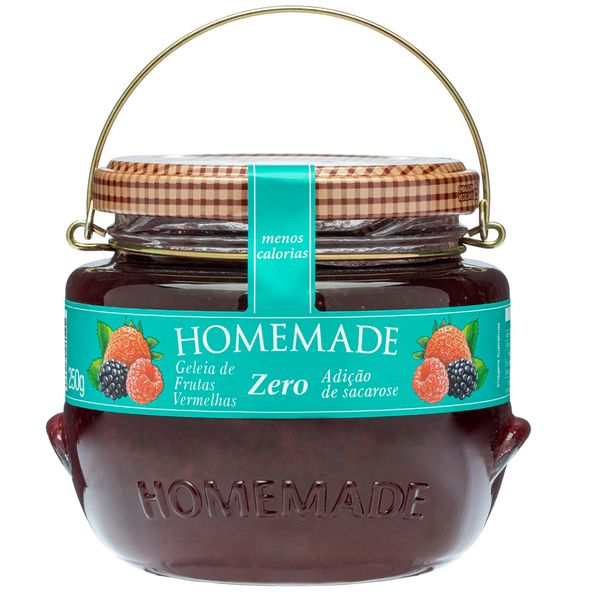 Geleia de Frutas Vermelhas Sem Açúcar Homemade 250g